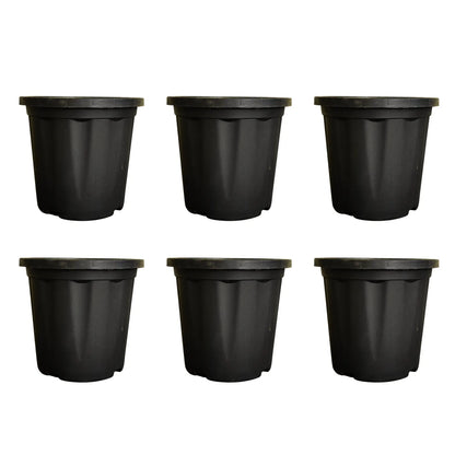 Gardening Plastic Pots - Black