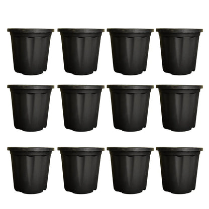 Gardening Plastic Pots - Black