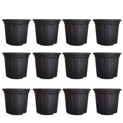 Gardening Plastic Pots - Black