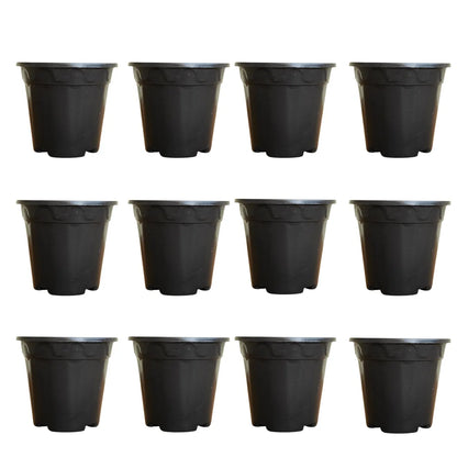 Gardening Plastic Pots - Black