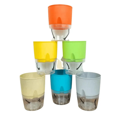 Buy LOBELLO Premium Quality self watering Multicolor pot Online at Lalitenterprise