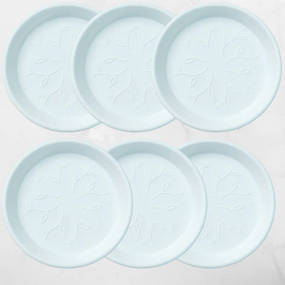 Buy Harshdeep Premium Plastic Tray (14"Inch) White "Set of 6" Online at Lalitenterprise