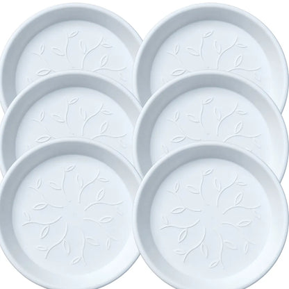 Buy Harshdeep Premium Plastic Tray (24"Inch) White "Set of 6" Online at Lalitenterprise