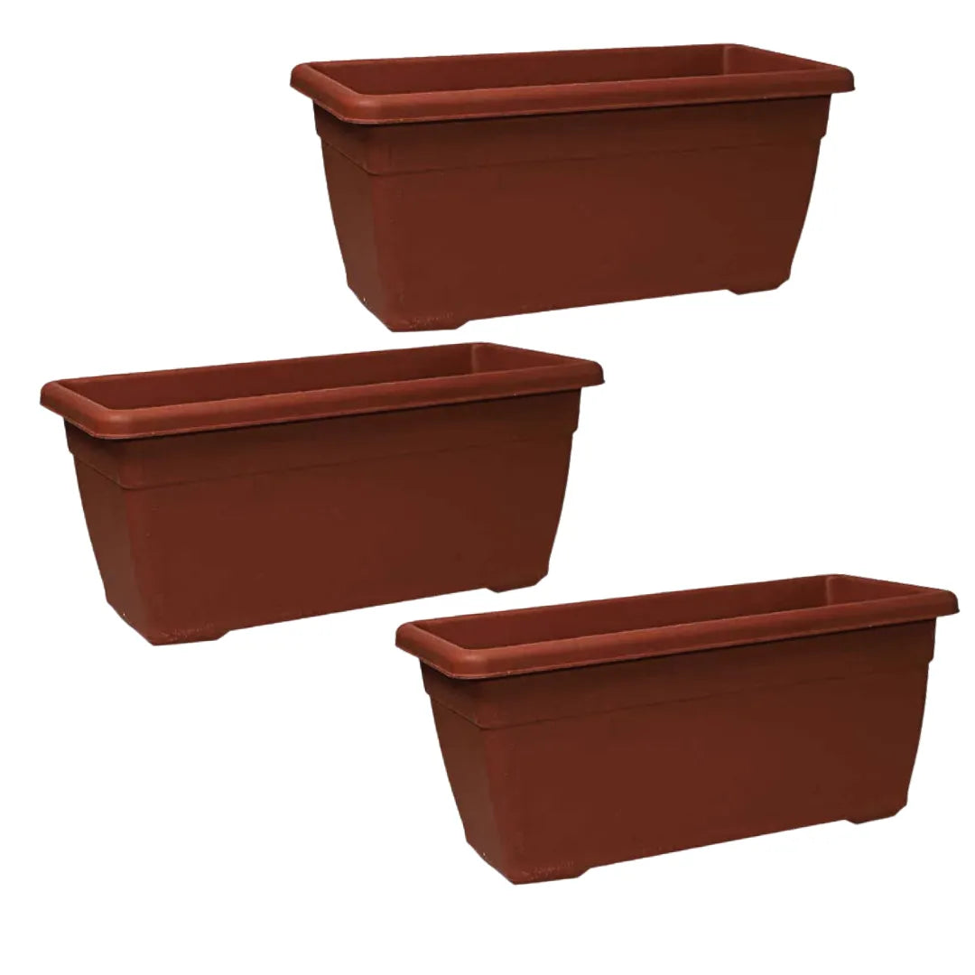 Buy Harshdeep Premium (Teracotta) Window Planter 45 "Set of 3" Online at Lalitenterprise