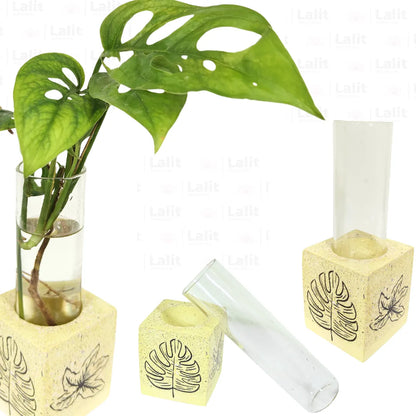 Buy Single Concrete Propagation Test Tube with Stand "Yellow" Online at Lalitenterprise