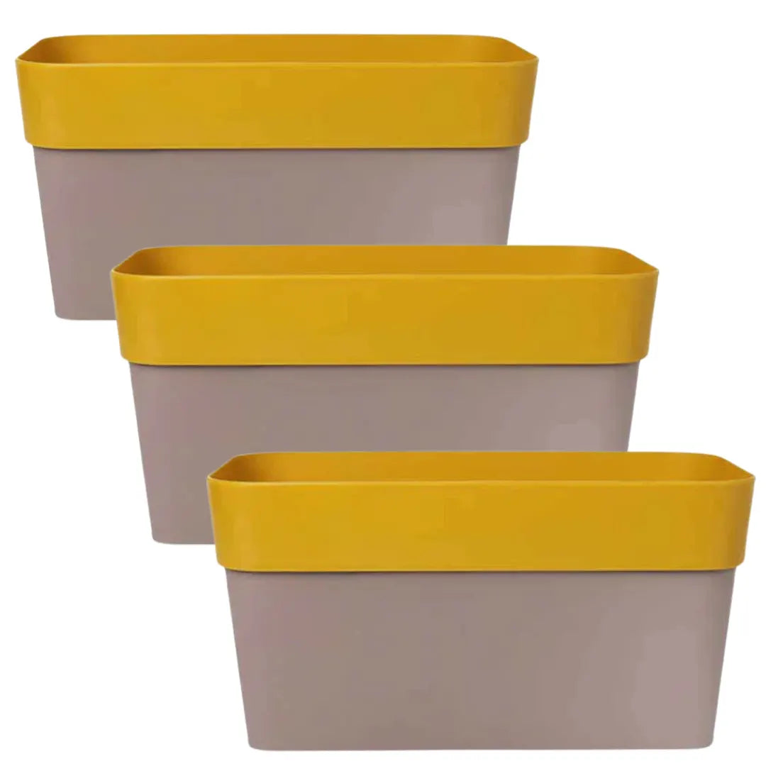 Buy Harshdeep Arty Rectangle - Planter (Set of 3) Online at Lalitenterprise