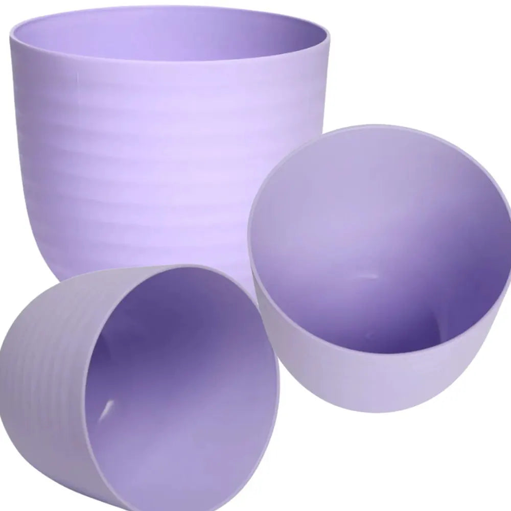 Buy Harshdeep Premium "Verona 22" Purple - Planter (Set of 3) Online at Lalitenterprise