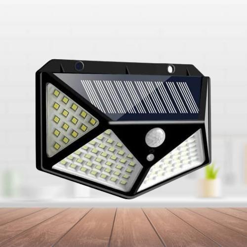 Bright Solar Wireless Security Motion Sensor 100 Led Night Light for Home and Garden ,Outdoors